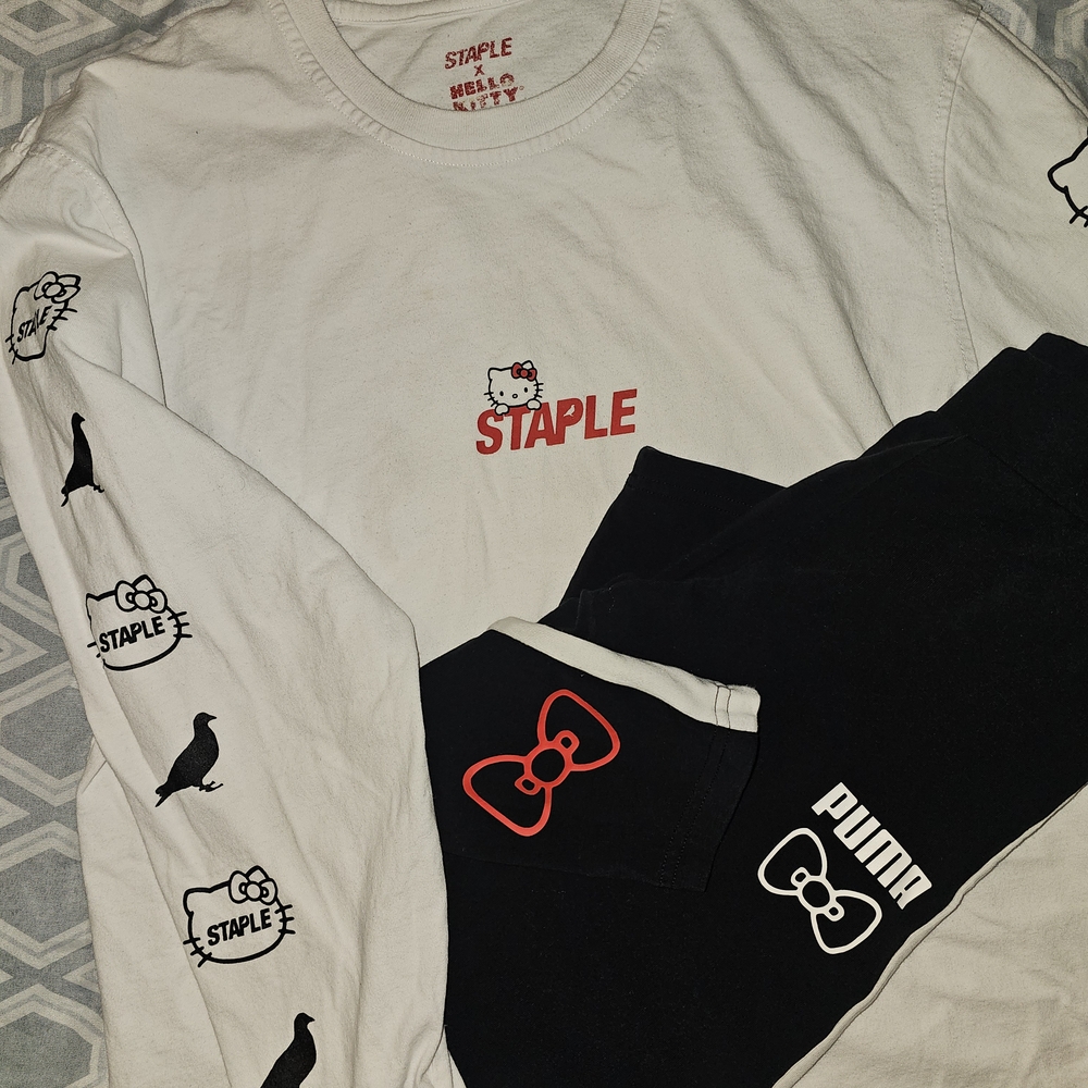 Hello Kitty Black Apparel Tag